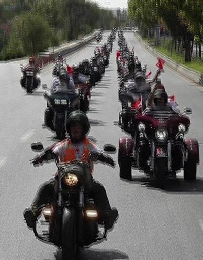 Motosiklet tutkunları Ankaradaydı