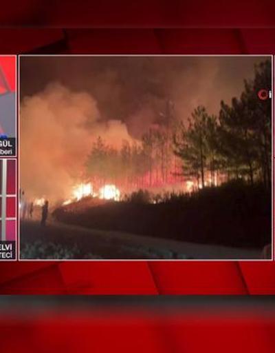 Marmaris yangınında son durum: DHA muhabiri Cavit Akgün CNN Türkte