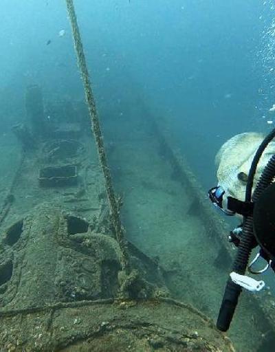 Bakan Ersoy, Gelibolu Tarihi Sualtı Parkında batık gemiye anı dalışı gerçekleştirdi