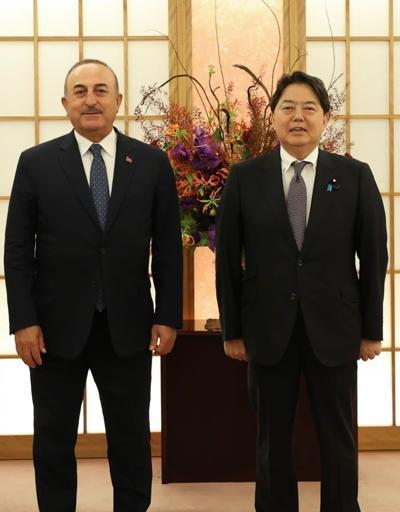 Bakan Çavuşoğlu, Japon mevkidaşı Yoshimasa ile görüştü