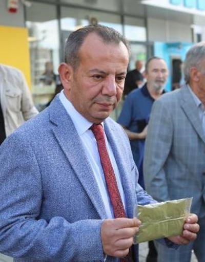 Tanju Özcan, HDP Genel Merkezine kına gönderdi
