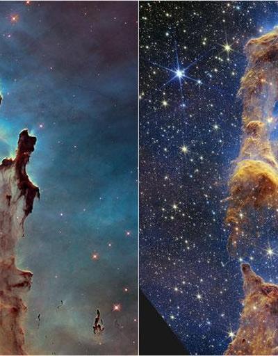 NASAdan gözleri kamaştıran fotoğraf: Yaratılış Sütunları