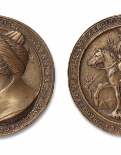 Fatih Sultan Mehmet’in resmedildiği madalyon Londrada müzayedeye çıkıyor