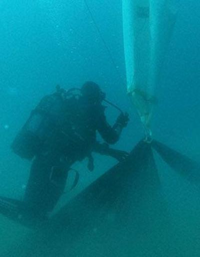 Çanakkale Boğazında 350 metrekare hayalet ağ çıkartıldı