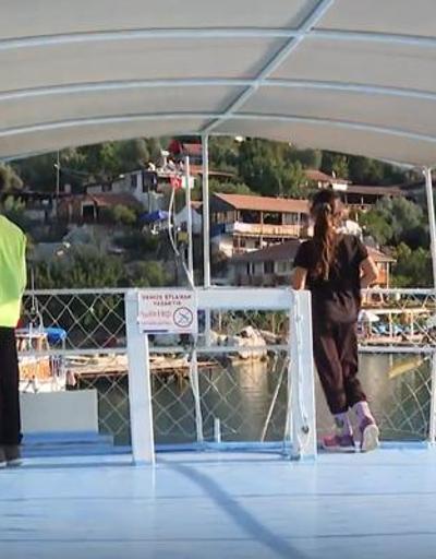 Türkiyenin turizm cenneti Öğrenciler okula tekneyle gidiyor