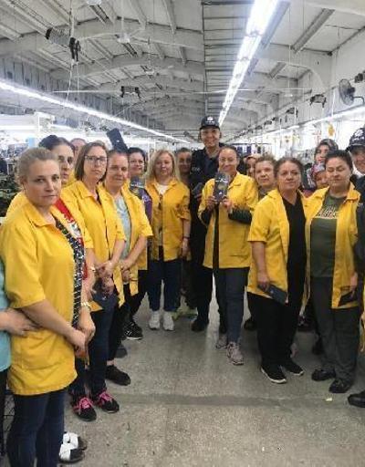 Edirne’de fabrikada çalışan kadınlar, KADES hakkında bilgilendirildi