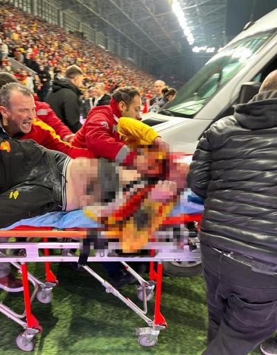 İşte fotoğraflarla Göztepe-Altay maçında yaşananlar Kanlar içinde kaldı