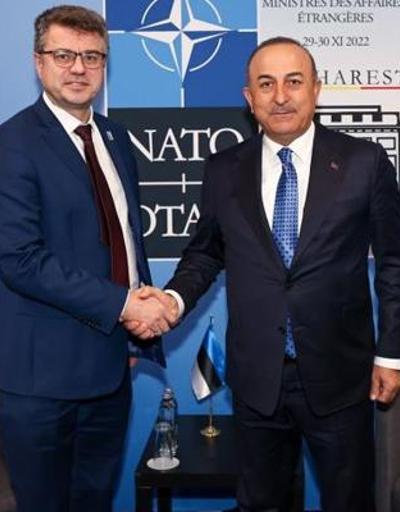 Bakan Çavuşoğlu Estonyalı mevkidaşıyla görüştü