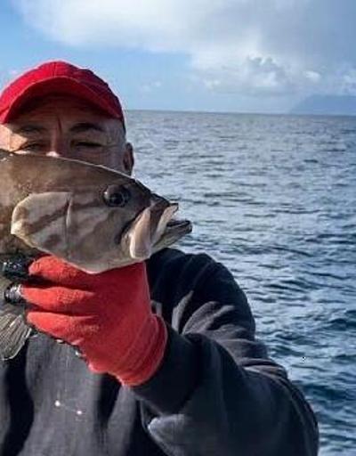 Kuzey Ege Denizinde uzun yıllar sonra  ak lagos balığı yakalandı
