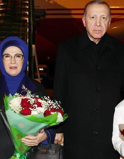 Cumhurbaşkanı Erdoğan Türkmenistana ulaştı