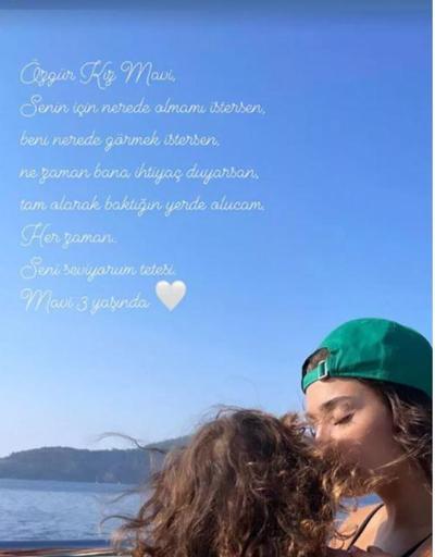 Hande Erçel, yeğeni Aylin Mavi’nin doğum gününü duygusal mesajla kutladı