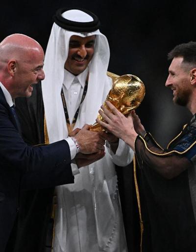 Lionel Messi Dünya Kupasını böyle aldı