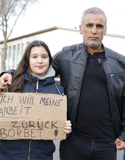 Almanyada işten çıkarılan Türk işçilerden eylem