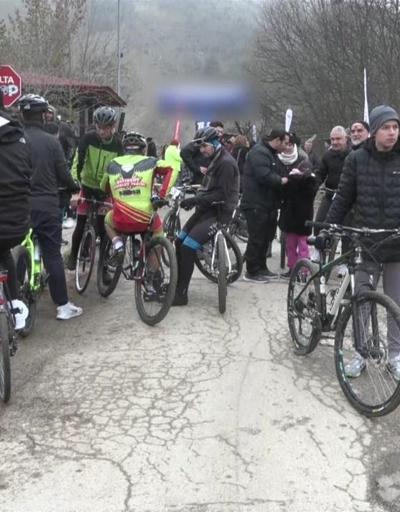 Gazeteciler bisiklet yarışında buluştu
