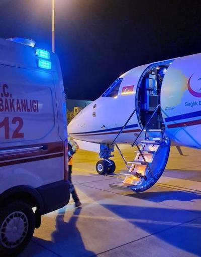 Ambulans uçak, Jiyan bebek için havalandı
