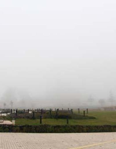 Edirne’de yoğun sis etkili oldu