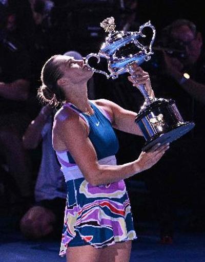 Avustralya Açık tek kadınlarda şampiyon Aryna Sabalenka