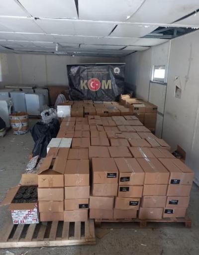 11 ton bandrolsüz nargile tütünü ele geçirildi