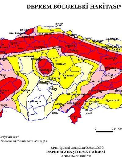 Türkiye Fay Hattı Haritası 2024 MTA diri fay hatları hangi illerden geçiyor AFAD Türkiye Deprem Tehlike Haritası sorgulama
