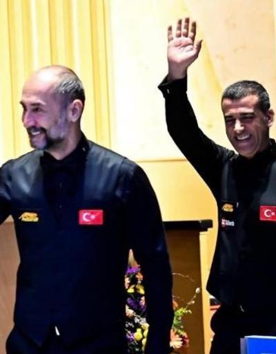 Semih Saygıner ve Tayfun Taşdemirin temsil ettiği A Milli Takım şampiyon oldu