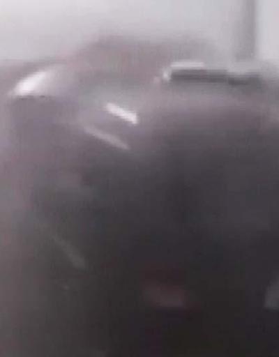 Toz fırtınasında 42 araç birbirine girdi