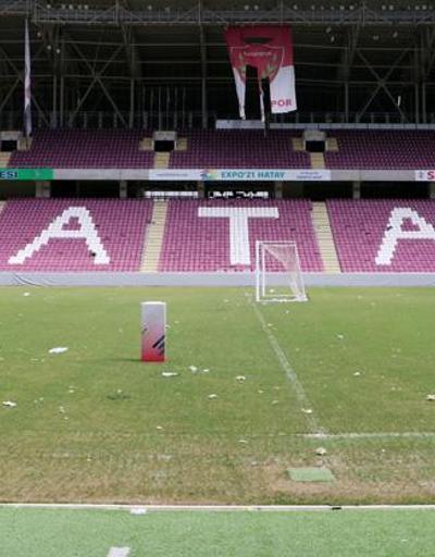 Depremin ardından Yeni Hatay Stadı: Sevincin yerini acı ve hüzün aldı