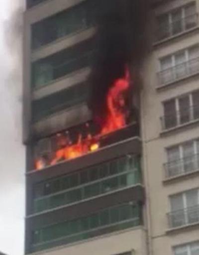 Ankarada 12 katlı apartmanda yangın: 14 kişi dumandan etkilendi