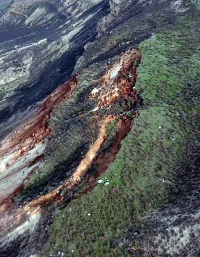 Çekirge Dağı depremde yarıldı
