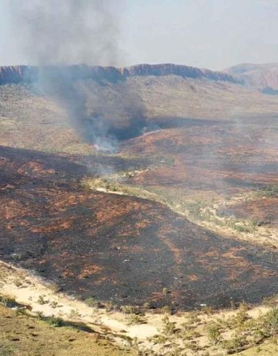 Avustralyadaki yangında 100 bin hektarlık alan kül oldu