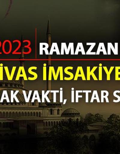 Diyanet 26 Mart 2023 Sivas iftar vakti saat kaçta, akşam ezanı saati ne zaman Sivas imsakiye 2023