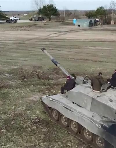 Tanklar teslim edildi Ukrayna Savunma Bakanı sürüş testiyle duyurdu