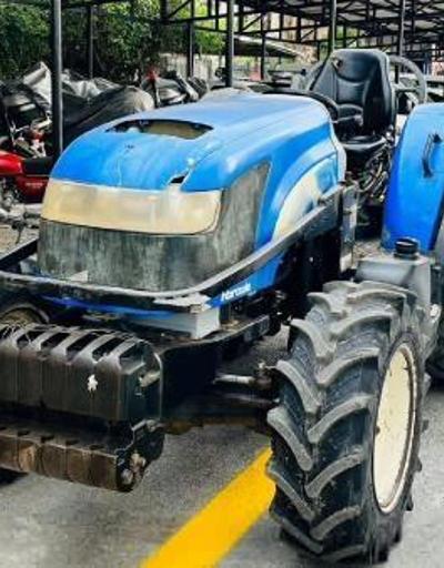 Tarsustan çalışan traktör Osmaniyede depoda bulundu