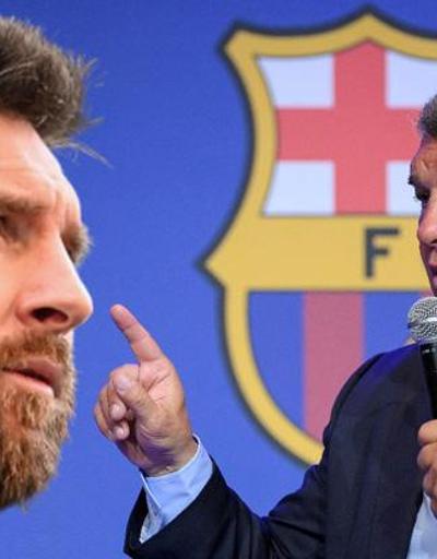 Laporta bombayı patlattı Messi Barcelonaya dönecek