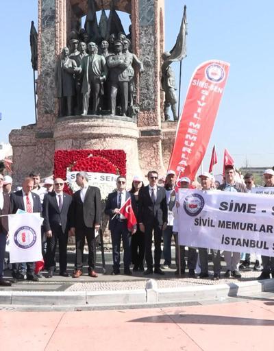 İstanbulda 1 Mayıs Sendikalar anıta çelenk bıraktı  I  Maltepede müdahale, Taksimde gözaltı