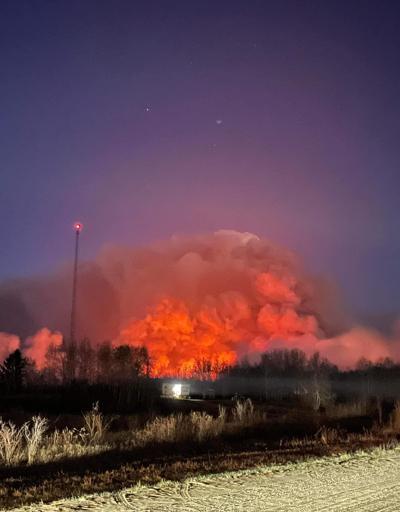 Kanadada 78 noktada orman yangını