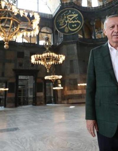 Erdoğan, seçim programını Ayasofyada sonlandırdı