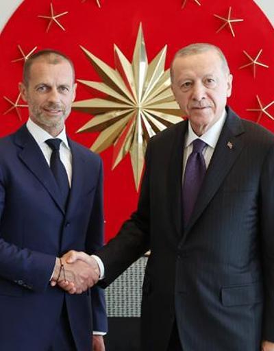 Cumhurbaşkanı Erdoğan FIFA ve UEFA Başkanları ile görüştü