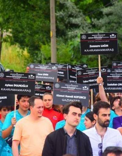 Karabükte, 6 Şubat depremlerinde ölenler için Saygı Yürüyüşü