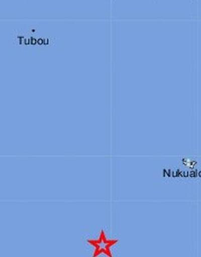 Tonga açıklarında 7.2 büyüklüğünde deprem