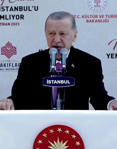 Cumhurbaşkanı Erdoğan Vaniköy Camii açılışında