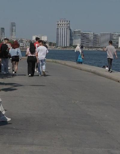 Tatili İstanbul’da geçirecekler sahillere akın etti