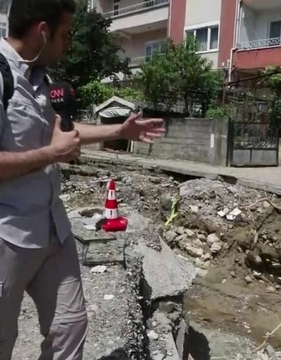 Sel felaketinde altyapı zarar gördü
