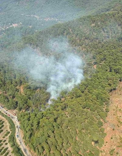 Muğlanın Ortaca ilçesinde orman yangını kontrol altına alındı