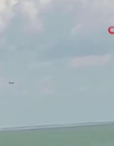 Rusyada savaş uçağı denize düştü
