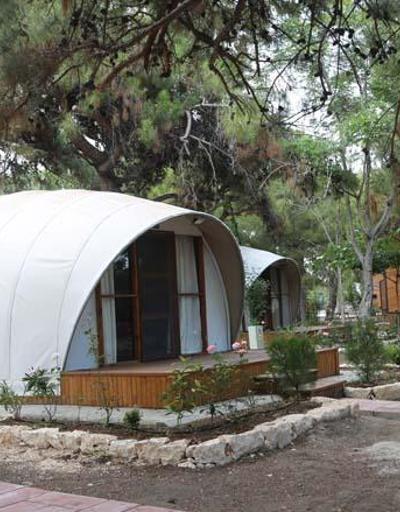 Çamların arasında 5 yıldız otel konforunda tatil Tatilin yeni trendi glamping ve bungalov evler