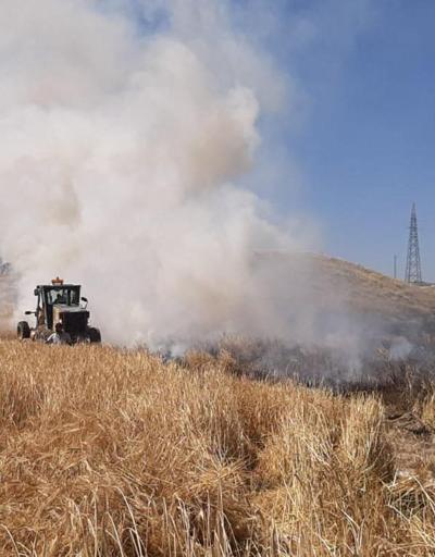 Eskişehir’de 30 dönüm arpa tarlası yandı