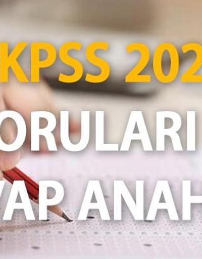 KPSS SORULARI 2023 YAYINLANDI ÖSYM KPSS Genel Kültür ve Eğitim Bilimleri soruları, cevap anahtarı