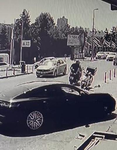 Beşiktaşlı Umut Meraşın kaza anı kamerada