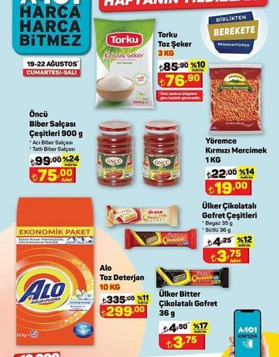 22-25 Ağustos A101 Aktüel Ürünler Kataloğu: A101de Bu Hafta Neler Var Aktüel Ürün Kataloğu Yayında