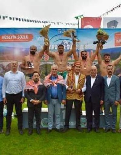 Kızıldağ Karakucak Güreşlerinde Başpehlivan Böncüoğlu, güreş ağası Bahçeli oldu